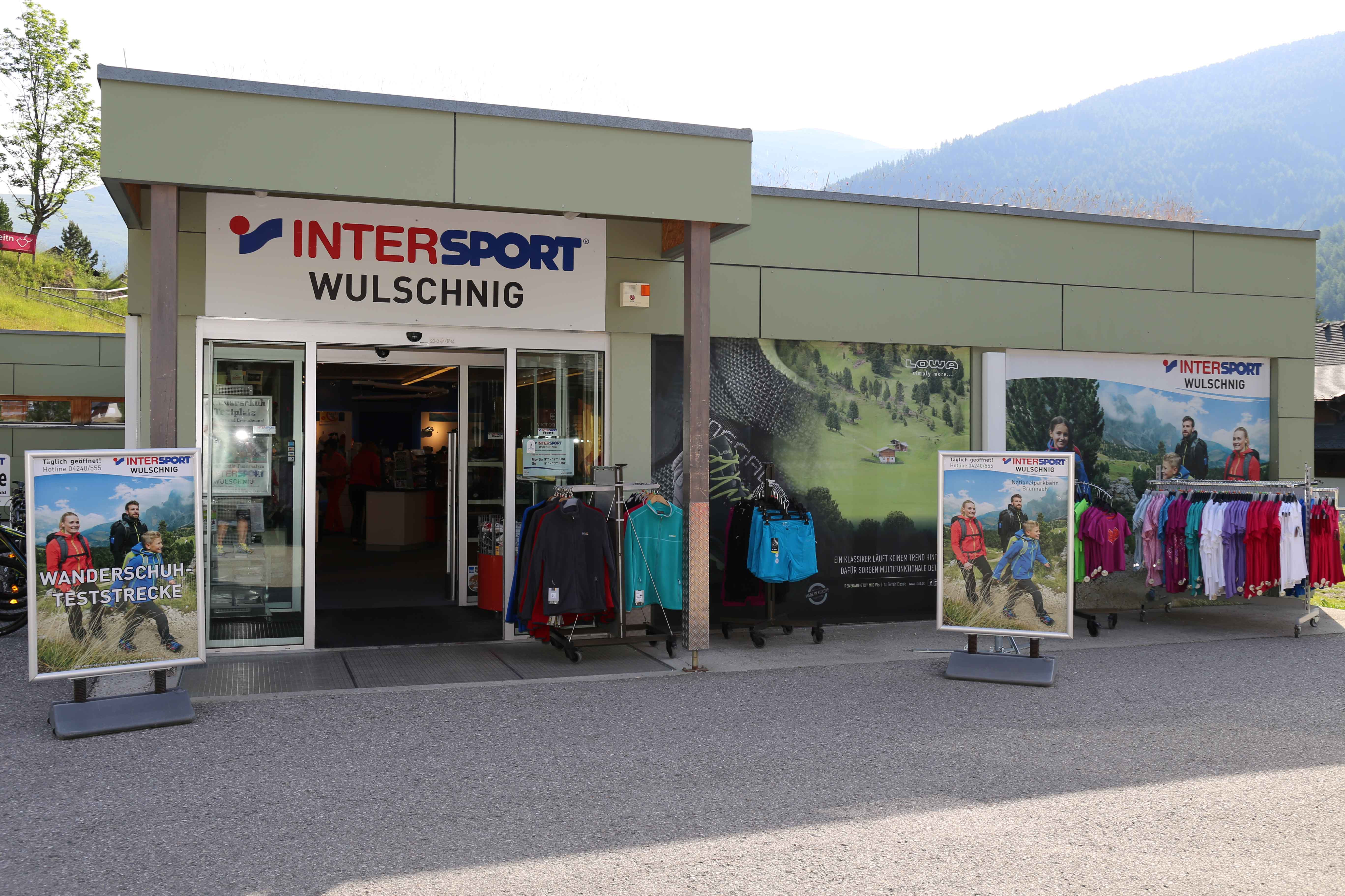 INTERSPORT Wulschnig Geschäft von außen